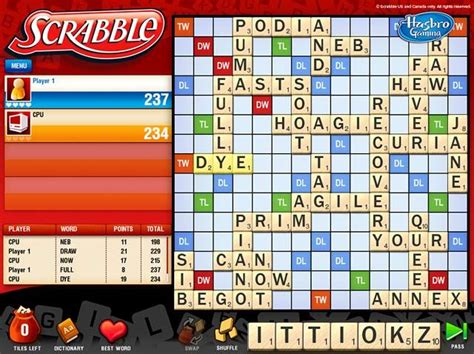 free scrabble online - play against the computer|online scrabble with friends free.